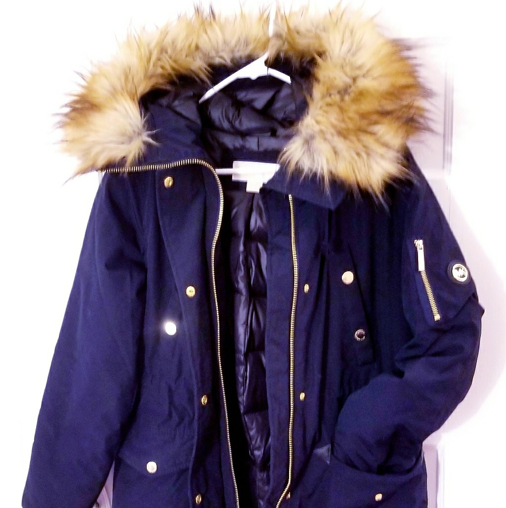 MICHAEL Michael Kors Faux Fur Hooded Parka